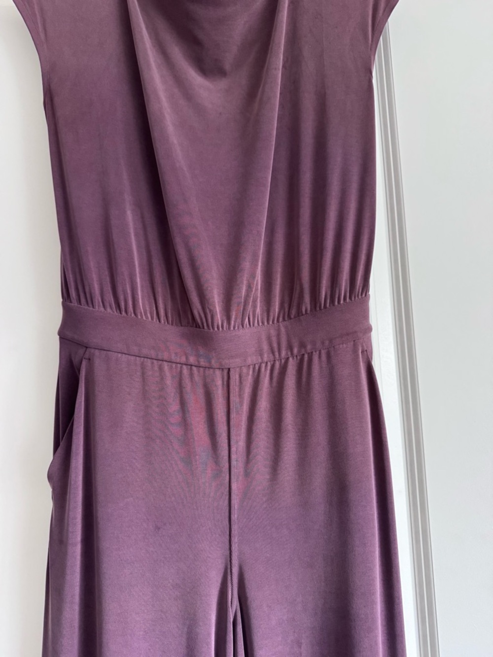 lululemon athletica SoftStream Sleeveless Mauve Jumpsuit - Picture 2 of 7
